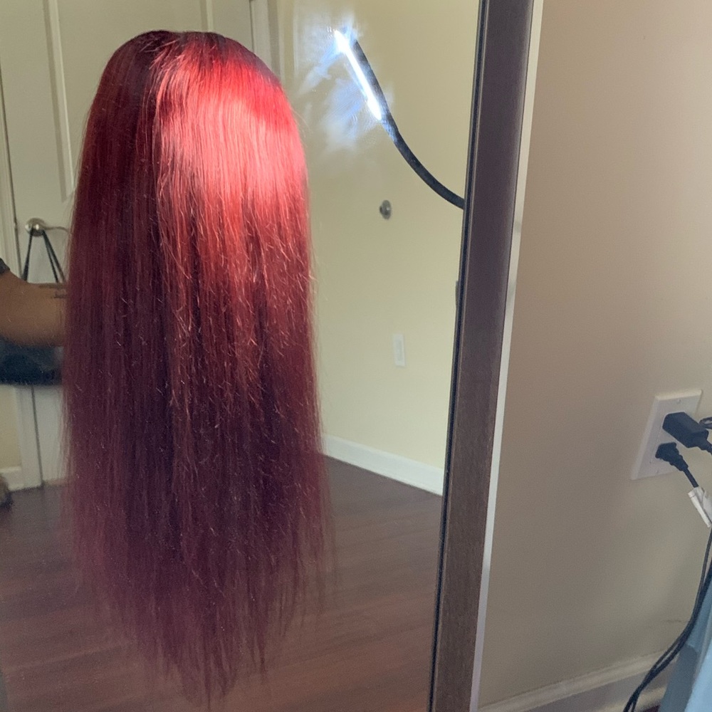 22 INCH TRANSPARENT LACE FRONT WIG